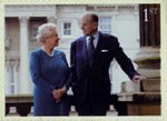 The Diamond Wedding Anniversary 1st Stamp (2007) Royal Family