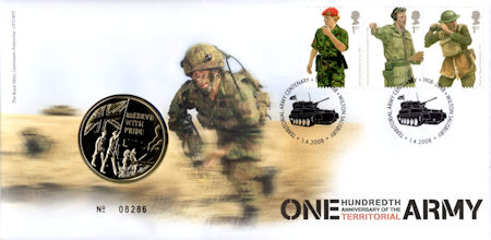 2008 Medal and Coin Covers from Collect GB Stamps