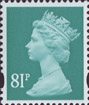 Definitive 81p Stamp (2008) Sea Green