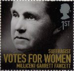 Women of Distinction 1st Stamp (2008) Millicent Garrett Fawcett