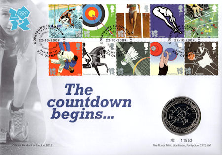 2009 Medal and Coin Covers from Collect GB Stamps