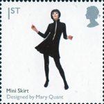 Design Classics 1st Stamp (2009) Mini Skirt by Mary Quant