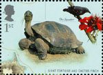 Charles Darwin 1st Stamp (2009) Giant Tortoise and Cactus Finch