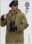 Royal Navy Uniforms 1st Stamp (2009) Captain 1941