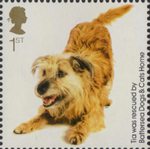 Battersea Dogs and Cats Home 1st Stamp (2010) Tia
