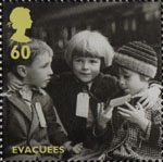 Britain Alone 60p Stamp (2010) Evacuees