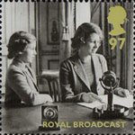 Britain Alone 97p Stamp (2010) Royal Broadcast