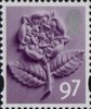 Regional Definitive - Tariff 2010 97p Stamp (2010) England Rose