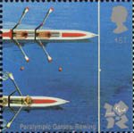 2012 Olympic and Paralympic Games 1st Stamp (2010) Paralympic Games Rowing
