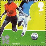 2012 Olympic and Paralympic Games 1st Stamp (2010) Football