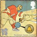 2012 Olympic and Paralympic Games 1st Stamp (2010) Paralympic Games Goalball