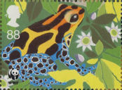 World Wildlife Fund 88p Stamp (2011) Poison Dart Frog