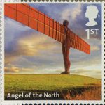 A to Z of Britain, Series 1 1st Stamp (2011) Angel of the North
