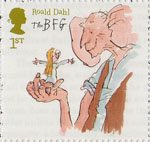 Roald Dahl 1st Stamp (2012) The BFG and Sophie
