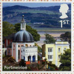 UK A-Z Part 2 1st Stamp (2012) Portmeirion