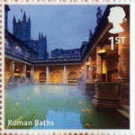 UK A-Z Part 2 1st Stamp (2012) Roman Baths