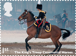 Working Horses 1st Stamp (2014) The King’s Troop Ceremonial Horses
