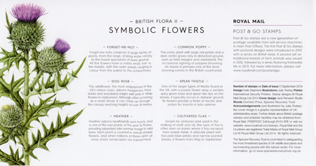 Post & Go: Symbolic Flowers - British Flora 2 (2014)