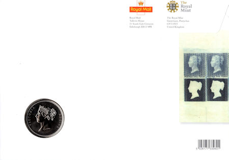 Reverse for The 175th Anniversary of the Penny Black