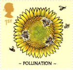 Bees 1st Stamp (2015) Pollination
