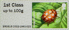 Post & Go : Ladybirds 1st Stamp (2016) Orange Ladybird