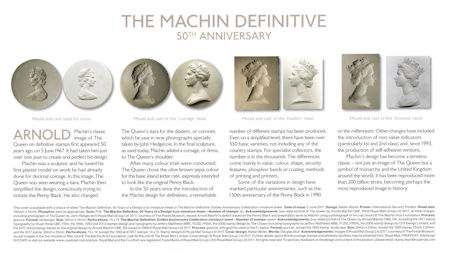 Reverse for Machin Definitive Anniversary
