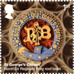 Windsor Castle 1st Stamp (2017) Nave: Sire Reginald Bray roof boss