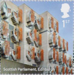 Landmark Buildings 1st Stamp (2017) Scottish Parliament, Edinburgh