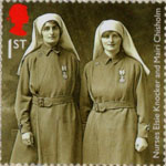 First World War 1917 1st Stamp (2017) Nurses Elsie Knocker and Mairi Chisholm