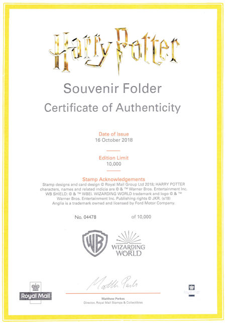 Image for Harry Potter Souvenir Art Folder