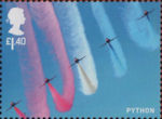 The RAF Centenary £1.40 Stamp (2018) RAF Red Arrows - Python