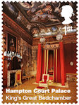 Hampton Court Palace 1st Stamp (2018) Hampton Court Palace – King's Great Bedchamber
