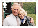 HRH The Prince of Wales : 70th Birthday 1st Stamp (2018) HRH The Prince of Wales and HRH The Duchess of Cornwall