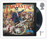 Music Giants - Elton John 1st Stamp (2019)  Captain Fantastic and The Brown Dirt Cowboy