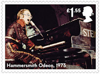 Music Giants - Elton John £1.55 Stamp (2019) Hammersmith Odeon, 1973