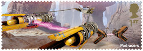 Star Wars - The Rise of Skywalker 1st Stamp (2019) Podracers