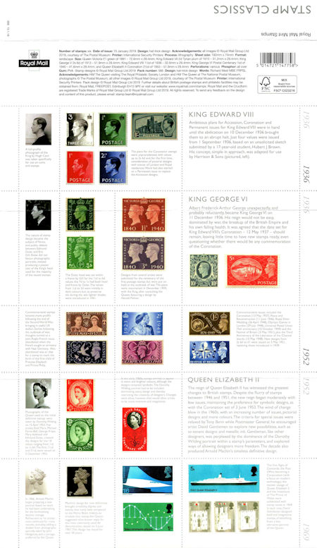 Presentation Pack Inner from Collect GB Stamps