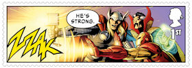 Marvel 1st Stamp (2019) Panel 3 - Thor, Doctor Strange and Iron Man