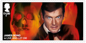 James Bond £1.60 Stamp (2020) Live And Let Die (1973)