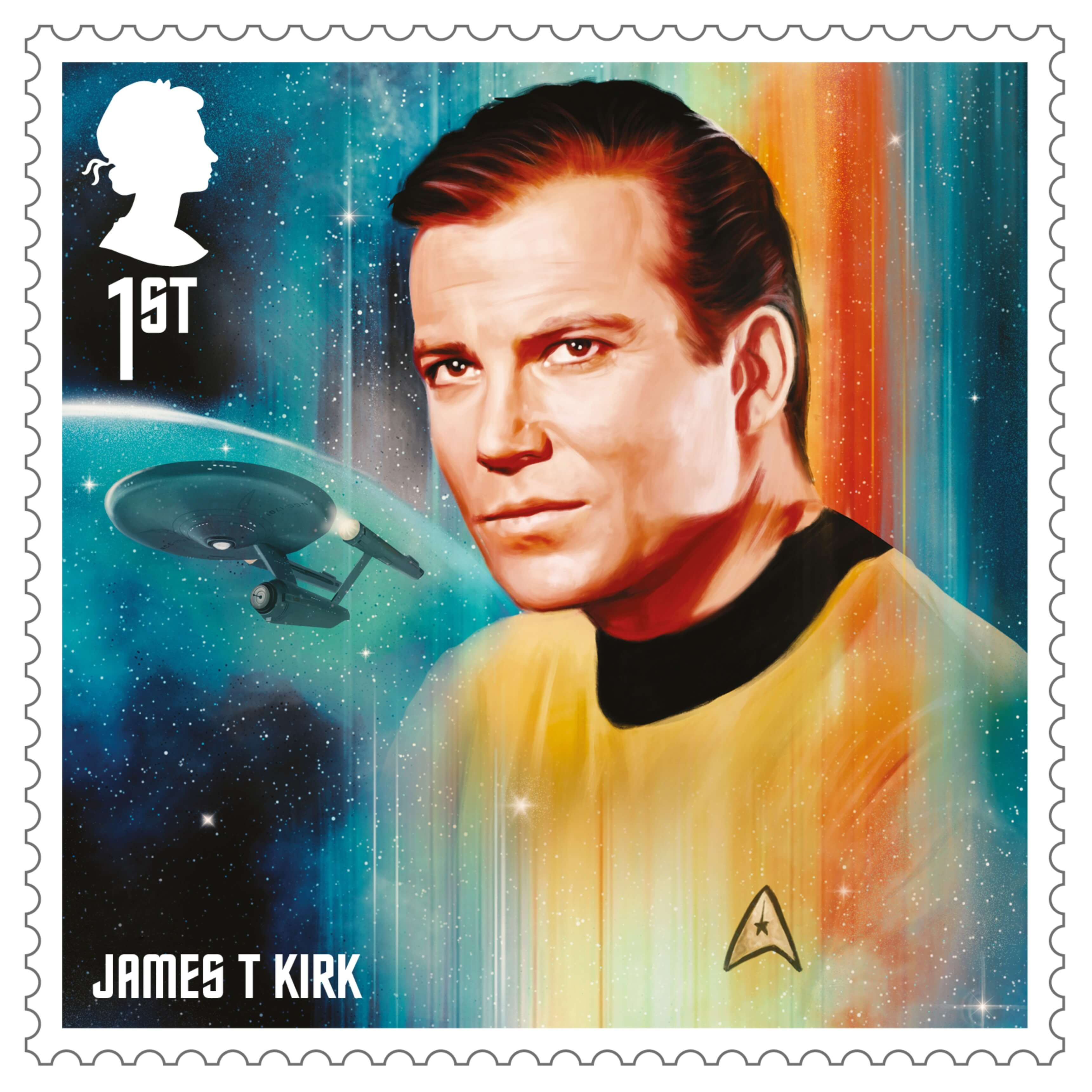 star trek postage stamps uk