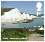 National Parks 1st Stamp (2021) South Downs (2010)