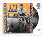 Paul McCartney 1st Stamp (2021) RAM (1971)