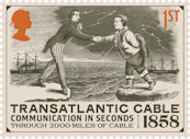Industrial Revolutions 1st Stamp (2021) Transatlantic Cable, 1858