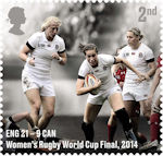 Rugby Union 2nd Stamp (2021) Women’s Rugby World Cup Final, 2014 