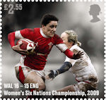 Rugby Union £2.55 Stamp (2021) Women’s Six Nations Championship, 2009