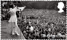 Music Giants VI - The Rolling Stones 1st Stamp (2022) London, UK 1969