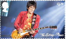 Music Giants VI - The Rolling Stones £1.70 Stamp (2022) Oslo, Norway 2014