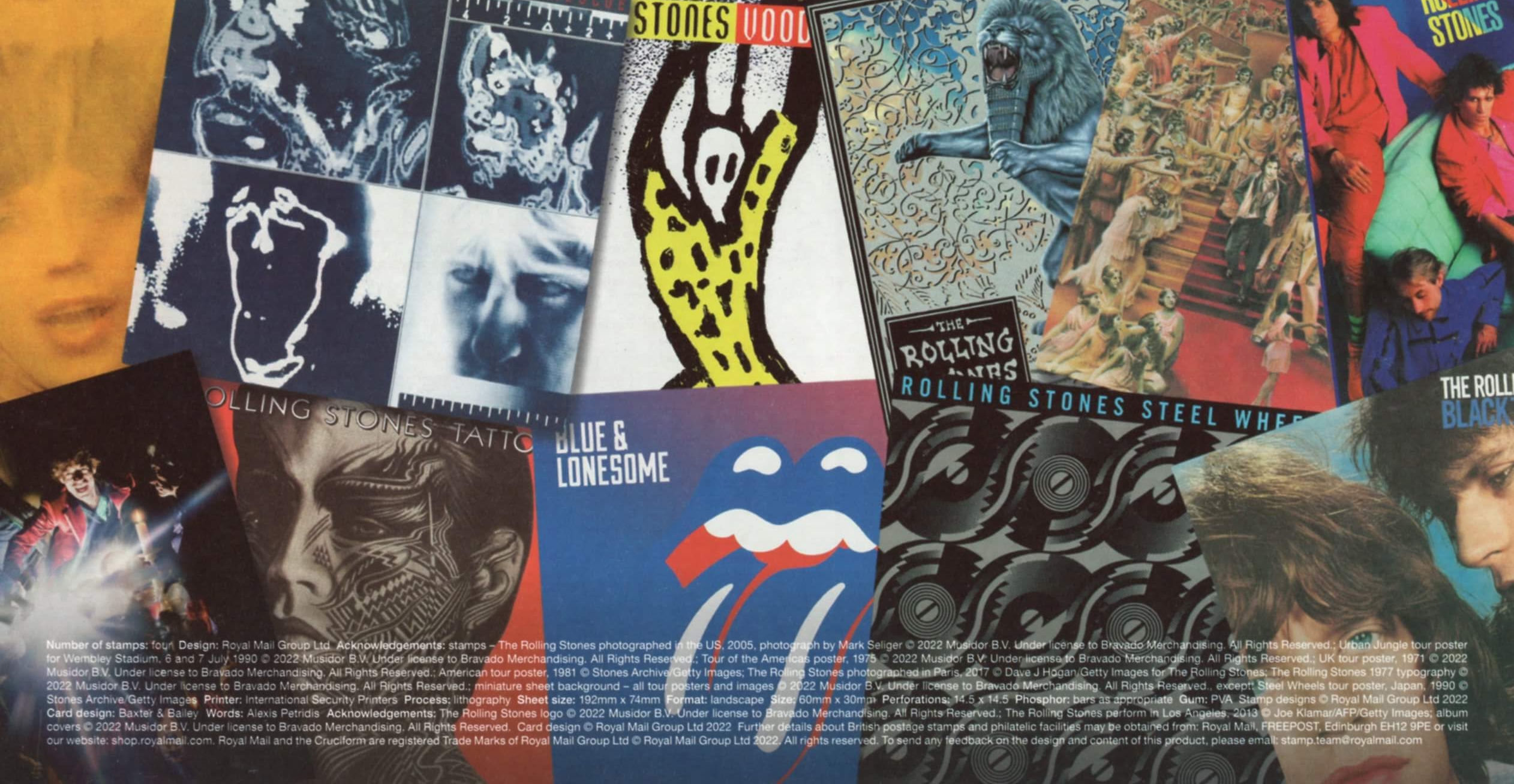 Music Giants VI - The Rolling Stones (2022) : Collect GB Stamps