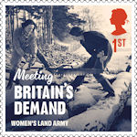 Unsung Heroes: Women of World War II 1st Stamp (2022) Meeting Britains Demand
