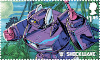 Transformers £1.85 Stamp (2022) Shockwave